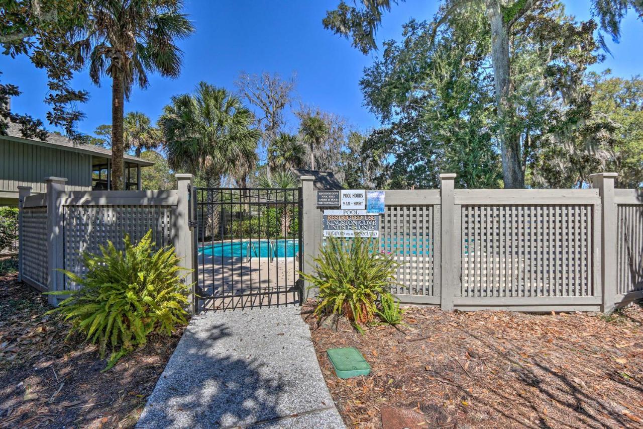 Coastal Oasis With Pool - Walk To Coligny Beach Park Pulau Hilton Head Luaran gambar