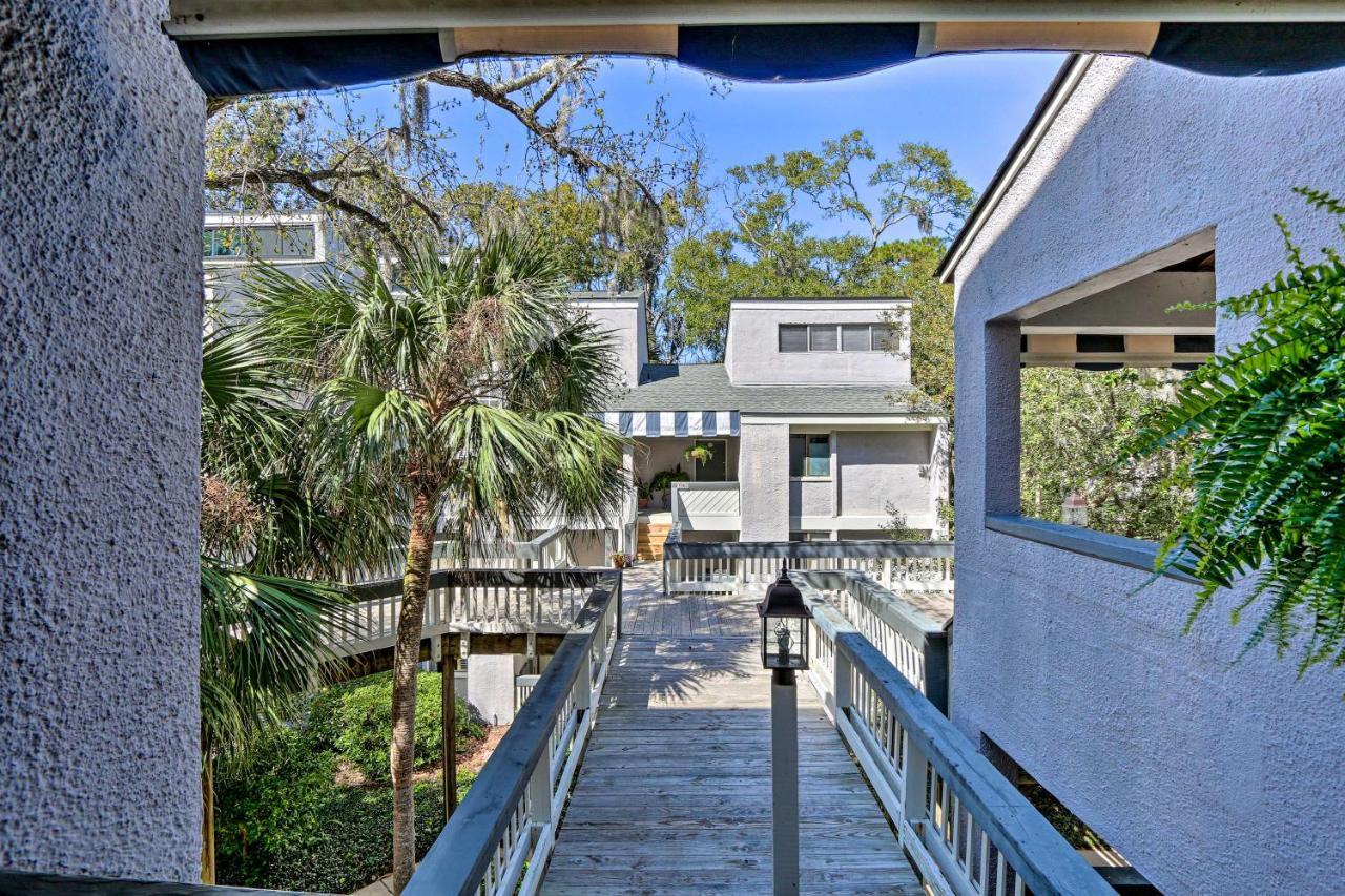 Coastal Oasis With Pool - Walk To Coligny Beach Park Pulau Hilton Head Luaran gambar